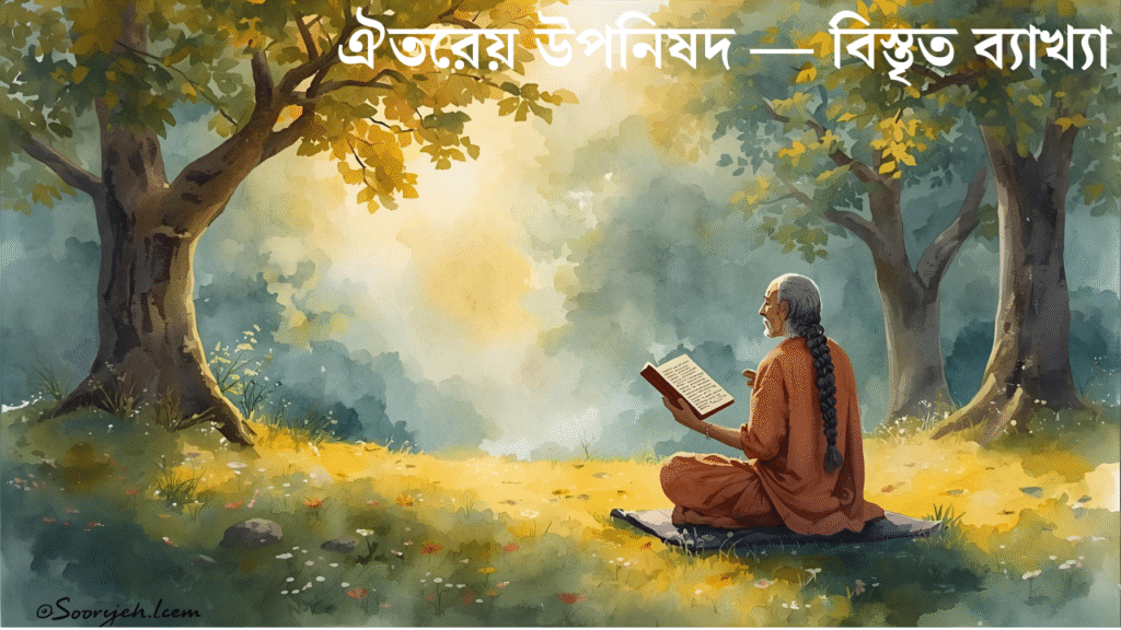 ঐতরেয় উপনিষদে নৈতিকতা ও মানবিক মূল্যবো