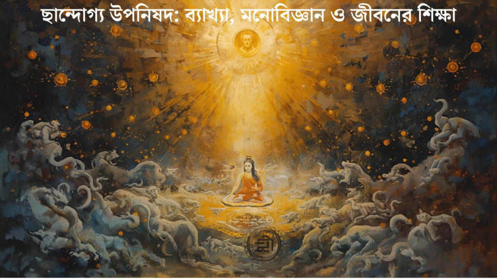 ছান্দোগ্য উপনিষদ ব্যাখ্যা, মনোবিজ্ঞান ও ধ্যান, আধ্যাত্মিক শিক্ষা এবং আত্মা ও ব্রহ্ম সম্পর্কিত চি