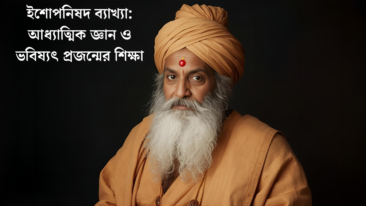 ইশোপনিষদ আধ্যাত্মিক শিক্ষা ও ভবিষ্যৎ প্রজন্মের নৈতিক দিকনির্দেশনা
