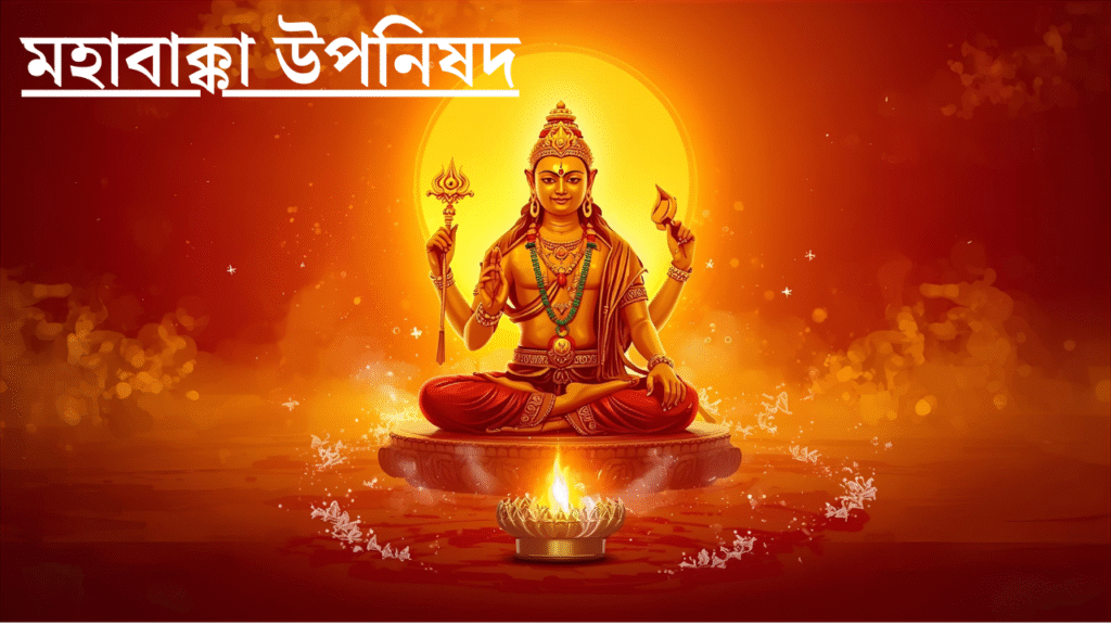 মহাবাক্কা উপনিষদ ভূমিকা ও ঐতিহাসিক প্রেক্ষাপ