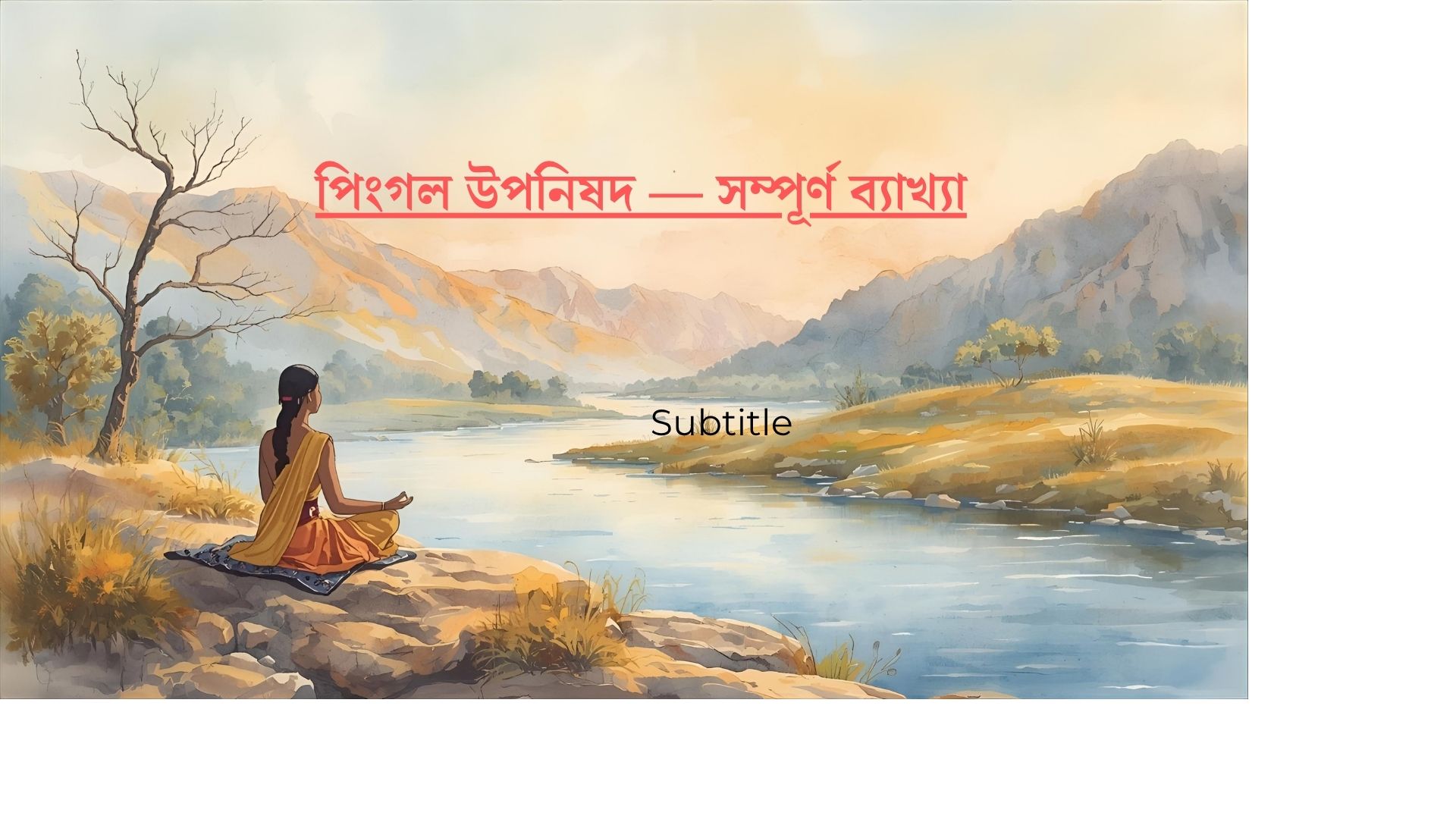 পিংগল উপনিষদ — সম্পূর্ণ ব্যাখ্যা
